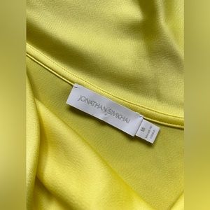 Jonathan simkhai silk off shoulder top